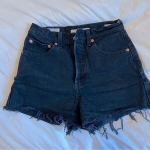 Levi’s high waisted cut off shorts